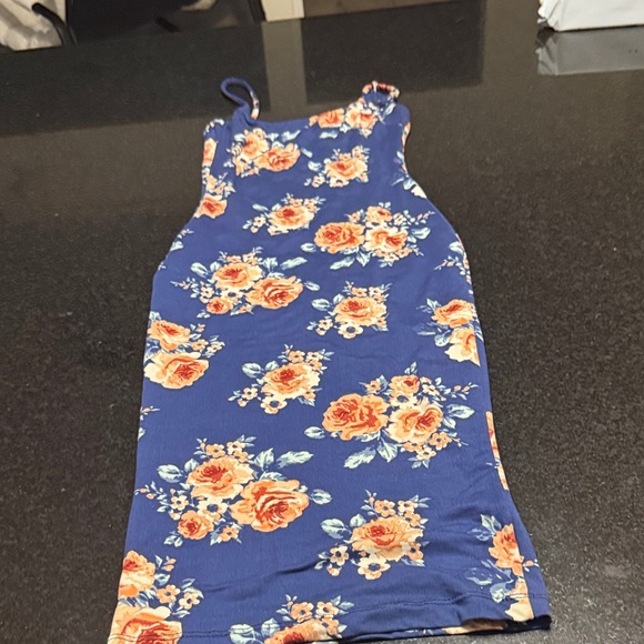 JLUXLABEL Blue Floral Dress - Picture 1 of 1